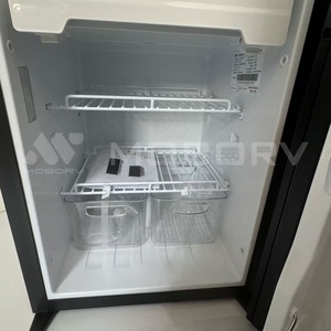 Hot mokorv Motorhome phần RV <span class=keywords><strong>c</strong></span>á<span class=keywords><strong>c</strong></span> thiết bị 12V DC Slim máy nén khách sạn sử dụng điện Powered 60L SAA CE chứng nhận tủ lạnh - Product Image 6