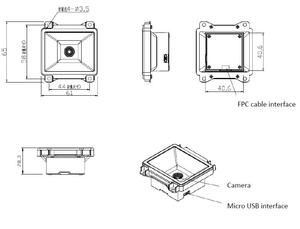 DEWO OEM Escáner de código de barras 2D Interfaz USB Escáner de código QR integrado Compatible con lector NFC Interfaz TTL RS232 - Product Image 2