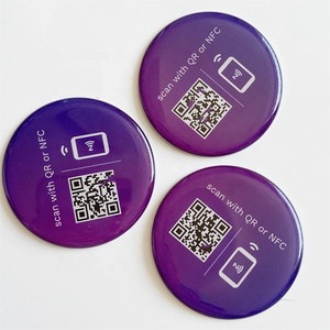 Menú de mesa de restaurante Digital de 13,56 MHz Rfid Nfc Etiqueta de menú de restaurante código Qr para platos de pedido - Product Image 2