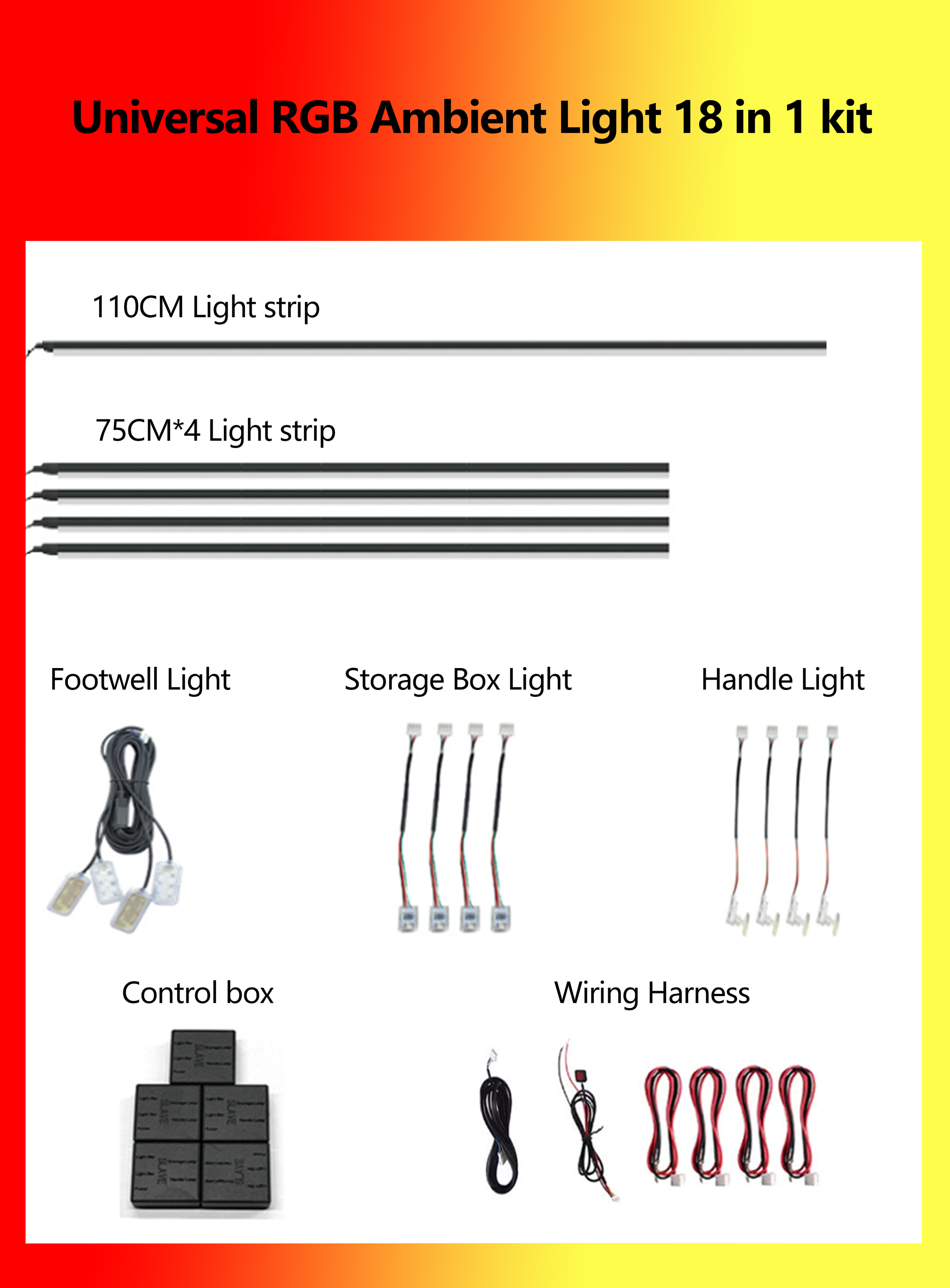 Universal RGB V12_18 in 1 Lights