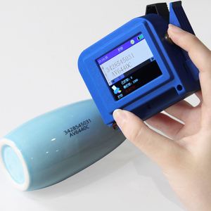 Macchina portatile a getto a mano per stampa a getto portatile uova per codificazione in Batch con impugnatura elicoidale stampante a getto d'inchiostro rotante per pistola in cartone - Product Image 3