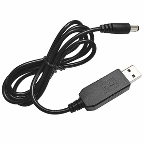 USBブーストケーブル5V〜9V電源USB電源アダプターケーブルUSB〜DC変換ケーブルDC 5.5*2.1電源ポート広い互換性 - Product Image 1