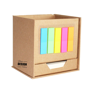 Cubo de notas personalizado con notas adhesivas DIY-Bloc de notas creativo para oficina, estudio o regalo promocional