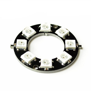 8 Bit LED WS2812 Chip WS2812 5050 RGB LED lampada ad anello con Driver integrato RGB luce anello di sviluppo modulo LED - Product Image 5