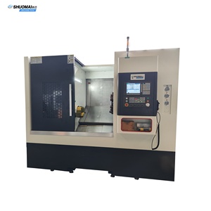 SHUOMAI TC500Y alta precisão cama inclinada <span class=keywords><strong>CNC</strong></span> torneamento automático torno mecânico com <span class=keywords><strong>X</strong></span>.<span class=keywords><strong>Y</strong></span>.<span class=keywords><strong>Z</strong></span> eixo workpiece processamento