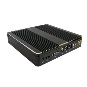12V Intel I3 i5 i7 i9 Windows Embedded Fanless Din Rail Caja de control industrial Mini Todo en una computadora industrial PC industrial - Product Image 1