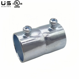 <strong>UL</strong> Certified Steel Material EMT Conduit Set Screw Coupling <strong>1</strong>/2&quot;-4&quot; Electric Metallic <strong>Tube</strong> EMT Set-Screw Coupling for EMT Conduit - Product Image 1