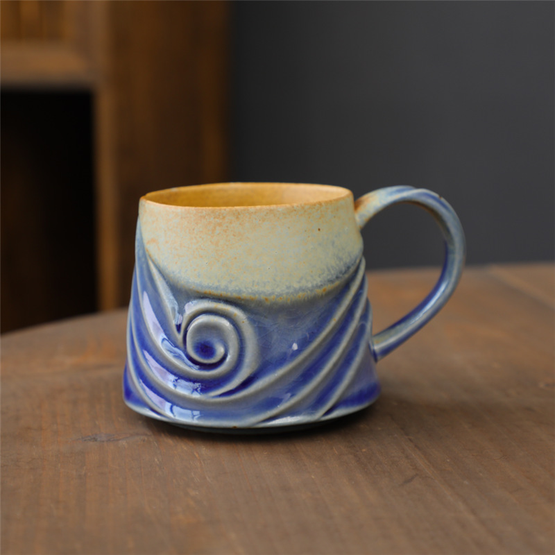 Tazza a spirale per forno, blu, 300 ml