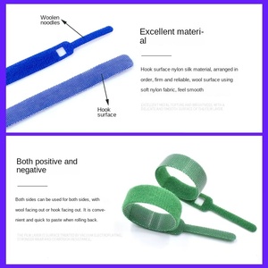 P-Type <strong>Elastic</strong> Cable Tie Strap Nylon <strong>Hook</strong> and <strong>Loop</strong> Fastener for Cellphone USB Data Wire Charger Earphone Phone Accessory - Product Image 5