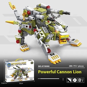 Bán buôn trẻ em của giáo dục xây dựng khối đồ chơi tương thích cho <span class=keywords><strong>LEGO</strong></span> kaizhi MECHA loạt Pháo Binh hạng nặng sư tử Hung Dữ - Product Image 6