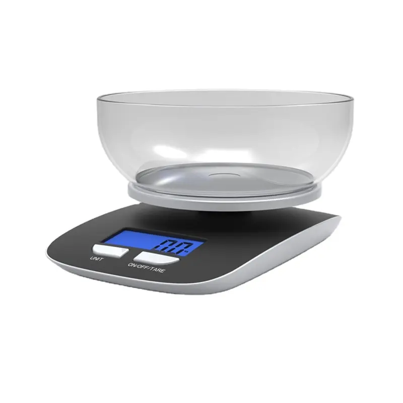 Bilancia per alimenti da cucina digitale elettronica di vendita calda con ciotola 5 kg