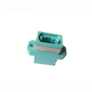 Telecommunication Key Up-Down Aqua Color OM3 MPO/<strong>MTP</strong> Fiber Optical <strong>Adapter</strong> - Product Image 2