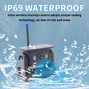 WIFI inalámbrico 1080P Android IOS APP Imán Cámara solar de respaldo inverso para vehículo con batería incorporada para camión furgoneta semirremolque - Product Image 5
