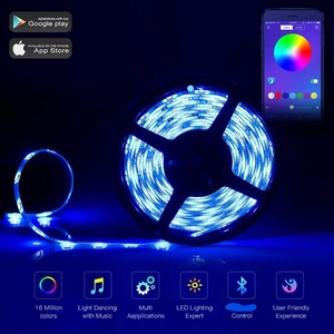 12V Flexible SMD 5050 <strong>RGB</strong> with Controller Sync Light Strips 5m set <strong>Led</strong> Strip Light - Product Image 5