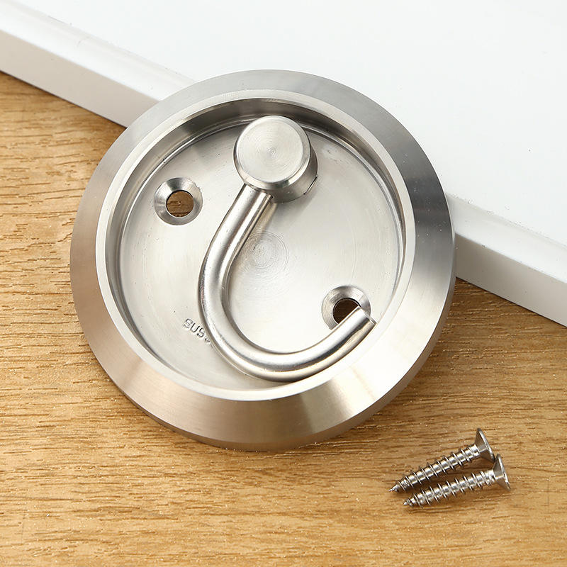 ตะขอเงิน304 (พร้อมสกรู)