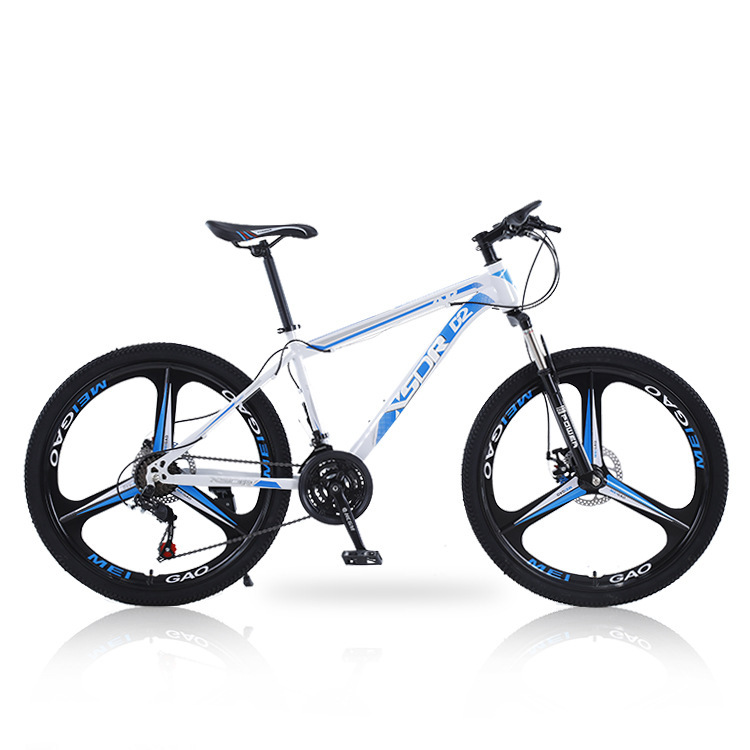 White and blue three-cutter wheel