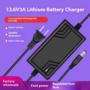 ที่ชาร์จแบตเตอรี่ลิเธียม500MA กำลังไฟ4.2V-500MA 25.2V-1A 2A จ่ายไฟฟ้าสำหรับ3A อะแดปเตอร์เชื่อมต่อเดสก์ท็อป - Product Image 3