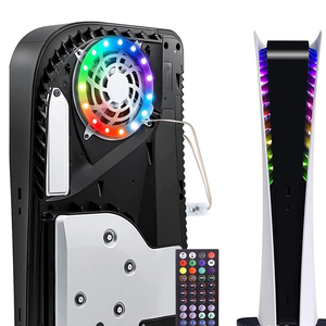 PS5 oyun konsolu için RGB pikap fonksiyonu lamba birden etkileri PS5 5 5 disk dijital baskı için LED ışık şerit oyun aksesuarları - Product Image 4