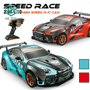 HS 2.4G yüksek hızlı sürüklenme yarış hobi radyo kontrol PVC paletli 1/10 ölçekli modeller RC spor araba USB - Product Image 2