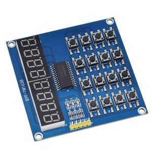 TM1638 Digital LED Display a 8 Bit Digital Tube Board 3-Wire 16 tasti 8 Bit tastiera Scan e chiave LED modulo per Arduino