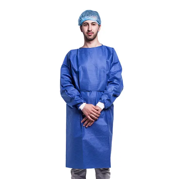 Robes chirurgicales renforcées jetables médicales de robes chirurgicales de médecins médicaux