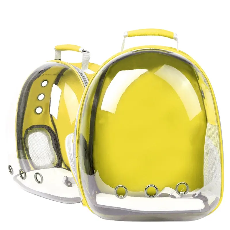 Cápsula espacial de lujo para transportar mascotas, bolsa de viaje para perros y gatos, mochila transparente portátil para exteriores, nueva llegada