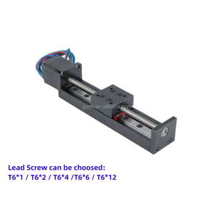 Miniature 28 Stepper Motor T6 Miniature Lead Screw 1mm Pitch 50mm Stroke <strong>Linear</strong> Guide <strong>Slide</strong> Table <strong>Linear</strong> Module for <strong>CNC</strong> <strong>Machine</strong> - Product Image 6
