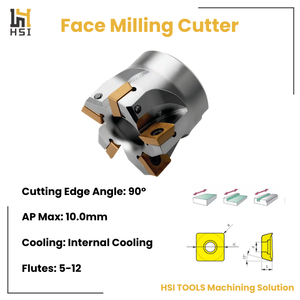 10mm Max Deep Indexable End Mill <strong>Cutter</strong> with <strong>50mm</strong>-160mm Face Milling <strong>Cutter</strong> Casting Processing Type - Product Image 2
