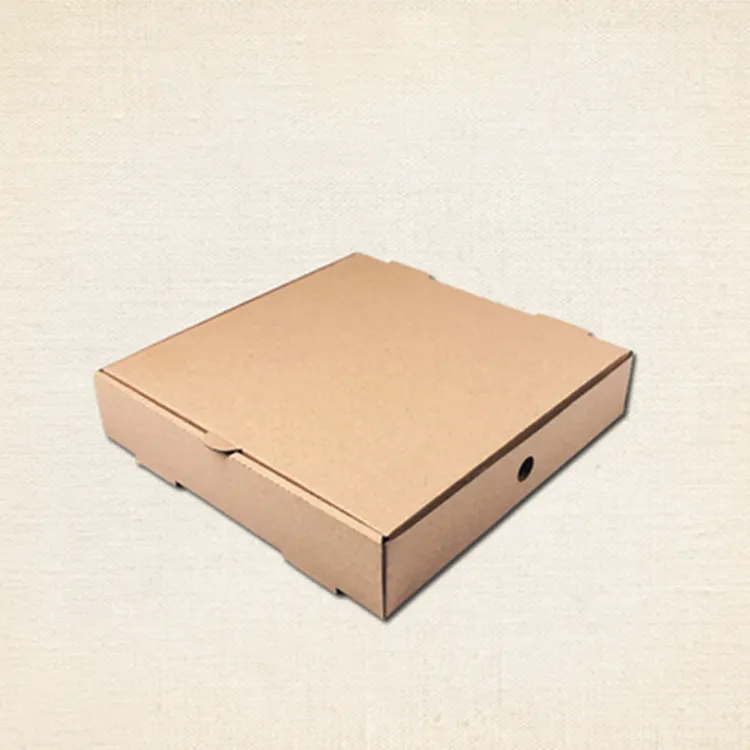 Cajas de embalaje de cartón corrugado, cartón personalizado, Cartón plegable en blanco, para comida, Pizza, con dibujos animados