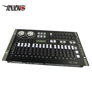 MAX384 DMX 512คอนโซล RGBW ดิสโก้ควบคุมไฟเวทีพร้อมไฟฉาย LED คอนโซลขยับหัวสำหรับเวทีดิสโก้