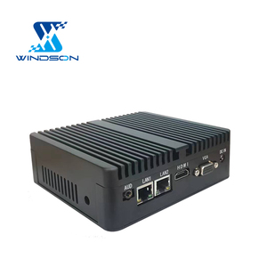 Mini Pc Computadora de escritorio Todo aluminio Sin ventilador Cliente Delgado Enrutador industrial Computadora Brother Pc System Unite Desktops - Product Image 1