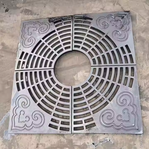 Cidade urbana Grelha De árvore De Metal Ferro fundido Árvore Proteção Gratings Metal Aço Árvore Grelha