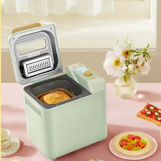 Máquina de pão doméstico totalmente automático multi-função amassar pequeno e massa fermentado pequeno almoço torradeira pão que faz a máquina