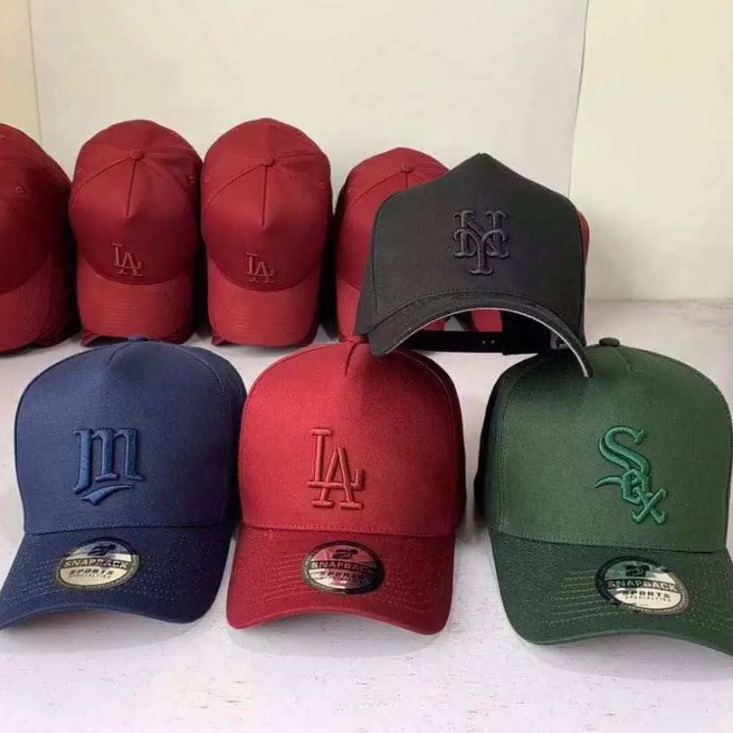 Produtos principais 5 painel Um chapéu Quadro 100% Algodão Boné De Beisebol Promocional, Chapéu Snapback