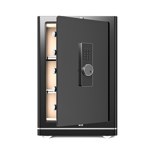 安全ボックスデジタル電子ロック付き耐火性固体スチール指紋ロックホームホテルデジタルセーフボックス - Product Image 2