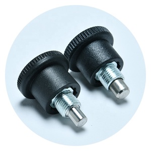 Low <strong>Cost</strong> GN822 <strong>C</strong> Carbon Steel Thread Rest Position M12 M16 Mini Indexing Plunger Safety Konb Safety Spring Loaded Pull Pin - Product Image 4