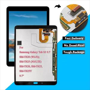 Per Samsung Galaxy Tab <span class=keywords><strong>S3</strong></span> 9.7 <span class=keywords><strong>Display</strong></span> <span class=keywords><strong>LCD</strong></span> T820 T825 per S 3 TABS3 SM-T820 SM-T825 <span class=keywords><strong>Lcd</strong></span> <span class=keywords><strong>Touch</strong></span> <span class=keywords><strong>Screen</strong></span> Digitizer