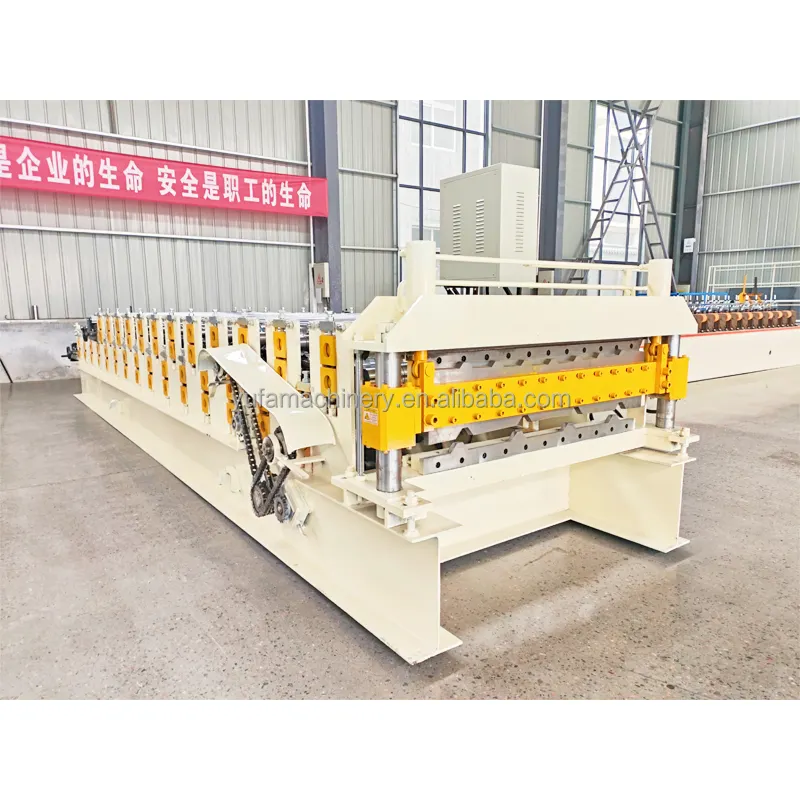 Cold Metal Aluzinc Corrugated Roofing Sheets Roll Forming Machine /Trapezoidal Roofing Sheets Making Roll Former Machine