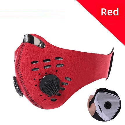 Cartouche filtrante rouge sans oreilles - Taille unique