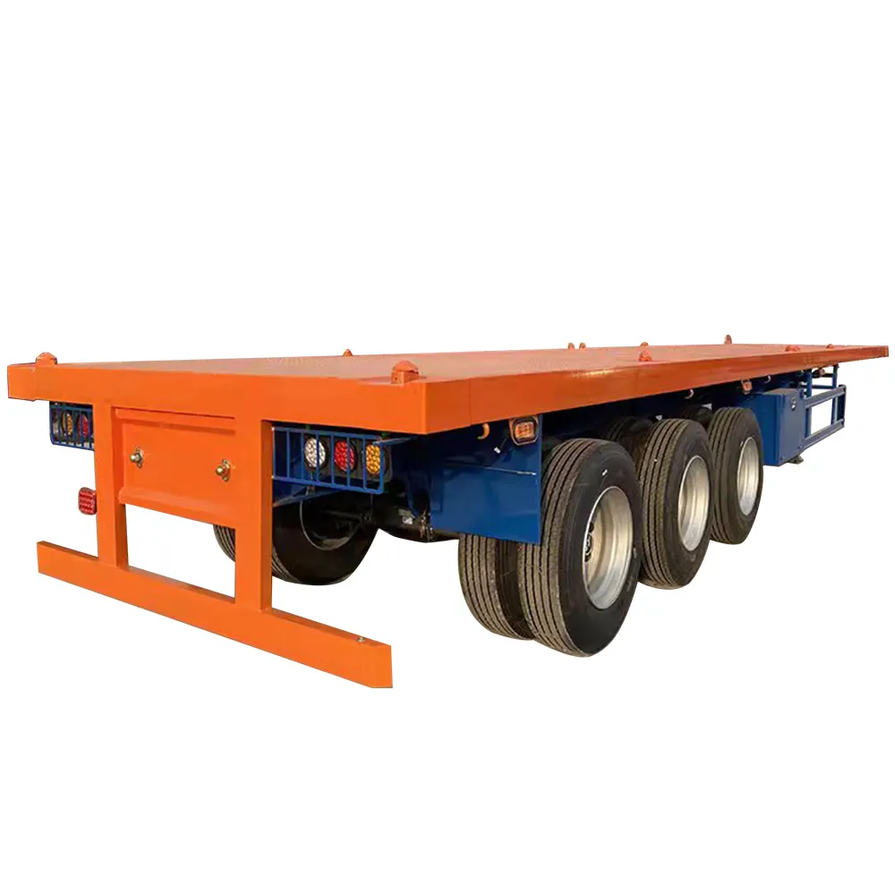 Container phẳng Trailer để bán trong Pakistan nhà CONTAINER Trailer 40ft container Trailer giá tại Ấn Độ