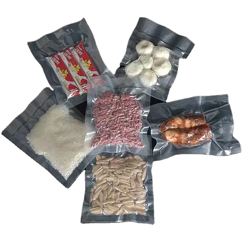 Prix usine clair en plastique emballage alimentaire de qualité sac sous vide sacs en Nylon sac de scellant sous vide de haute qualité pour le stockage des aliments