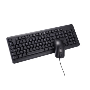 Slim 104-Key Spanish <strong>Keyboard</strong> and <strong>Mouse</strong> Set for Home Office PC Accessories for <strong>Computer</strong> Laptops Black Wired in Spain - Product Image 3