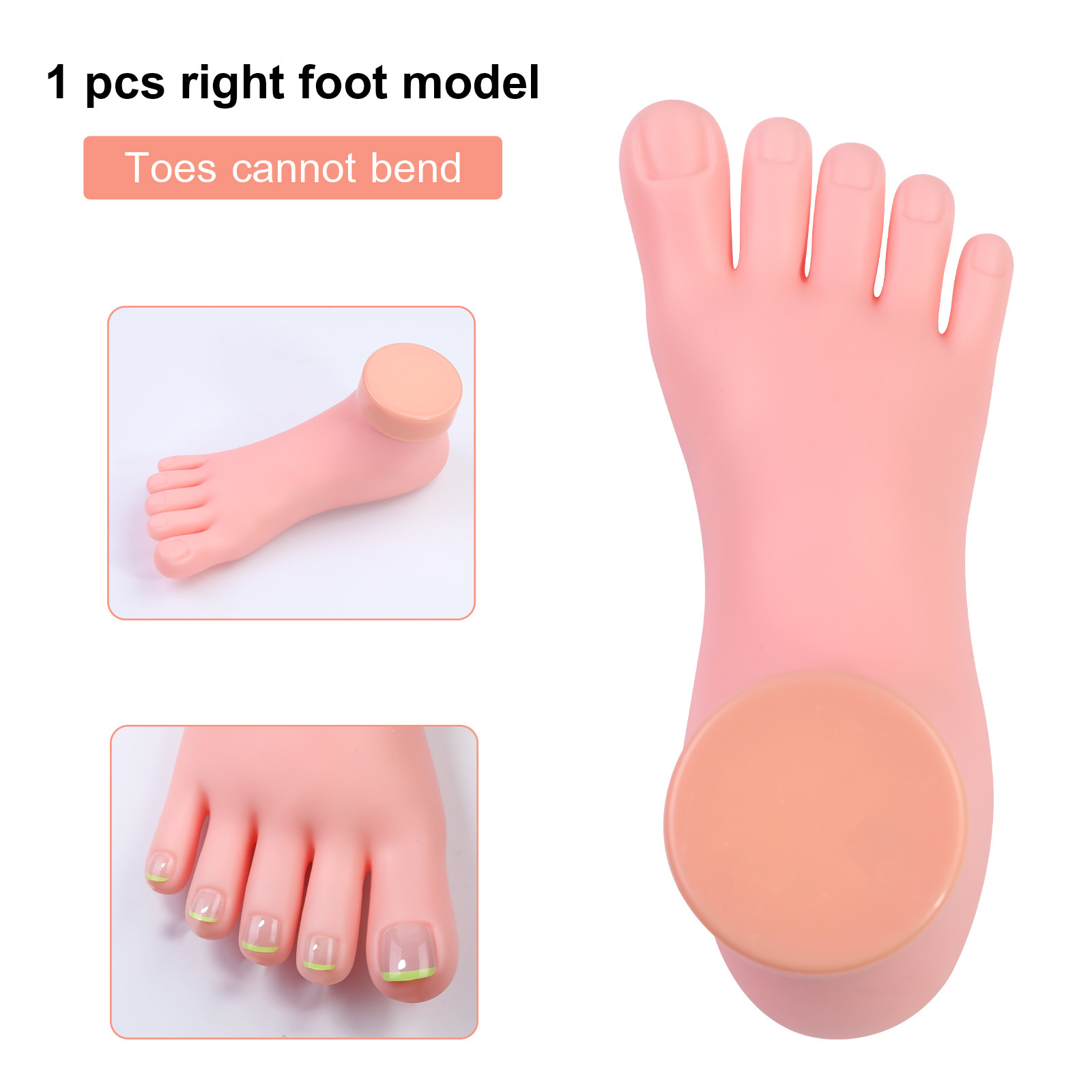 Silicone prosthetic foot