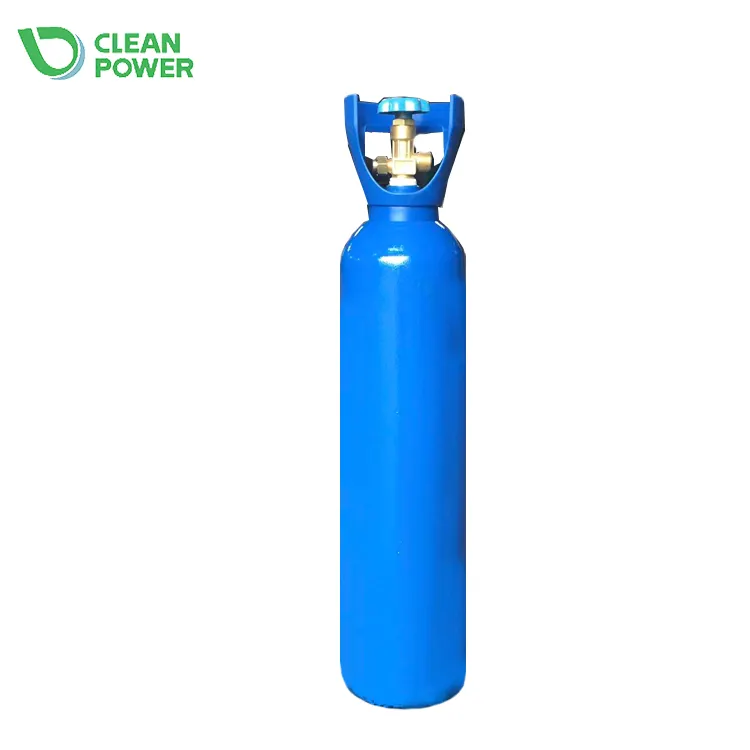 Anhui energía limpia pequeño cilindro de oxígeno 10 litros de gas de helio tanque para venta tanque oxígeno balones de oxígeno