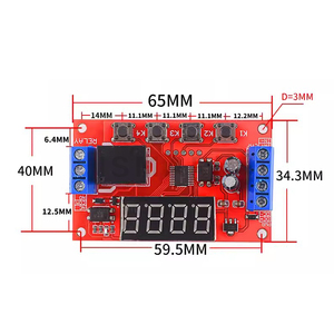 DC 5V 12V 24V 10A modulo relè di ritardo regolabile con custodia 32 modalità LED Digital timing Trigger Timer interruttore di controllo Pulse - Product Image 3