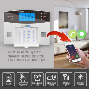 Intercomunicador con pantalla y teclado para el hogar, sistema de alarma de seguridad antirrobo inalámbrico GSM, 433MHz, M2B - Product Image 3