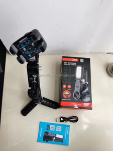 Q18 Desktop <strong>Following</strong> the Shooting Mode Gimbal Stabilizer Selfie Stick Tripod with Fill Light for iPhone Cell Phone Smartphone - Product Image 4