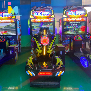 Ama Coin Opreted Arcade turchia Simulator Game Machine Full-motion Rapid Cacing Simulation Game Machine - Product Image 5