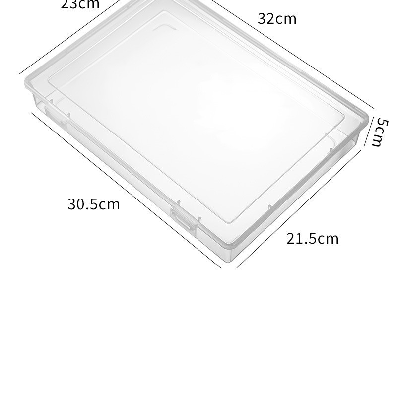 Caja de almacenamiento de papel A4