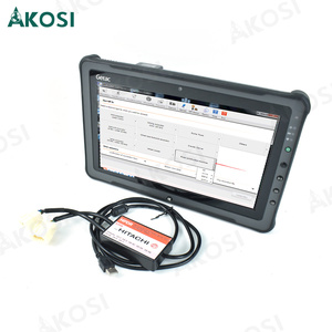 Getac F110 Tablet + MPDR Software 3,9 probador de herramienta de diagnóstico de alta resistencia para Hitachi 2017, 2, 1, 2, 3, 2, 3, 2, 3, 4, 4, 4, 4, 5, 2